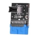 thumbnail image 5 of Adaptador de extensión de cabezal de 20 pines para placa base, conector de Panel frontal USB 3,0 a tipo E, 5 of 14