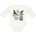 thumbnail image 3 of Inktastic Mississippi Girl Magnolia Flowers and Leaves Girls Long Sleeve Baby Bodysuit, 3 of 5