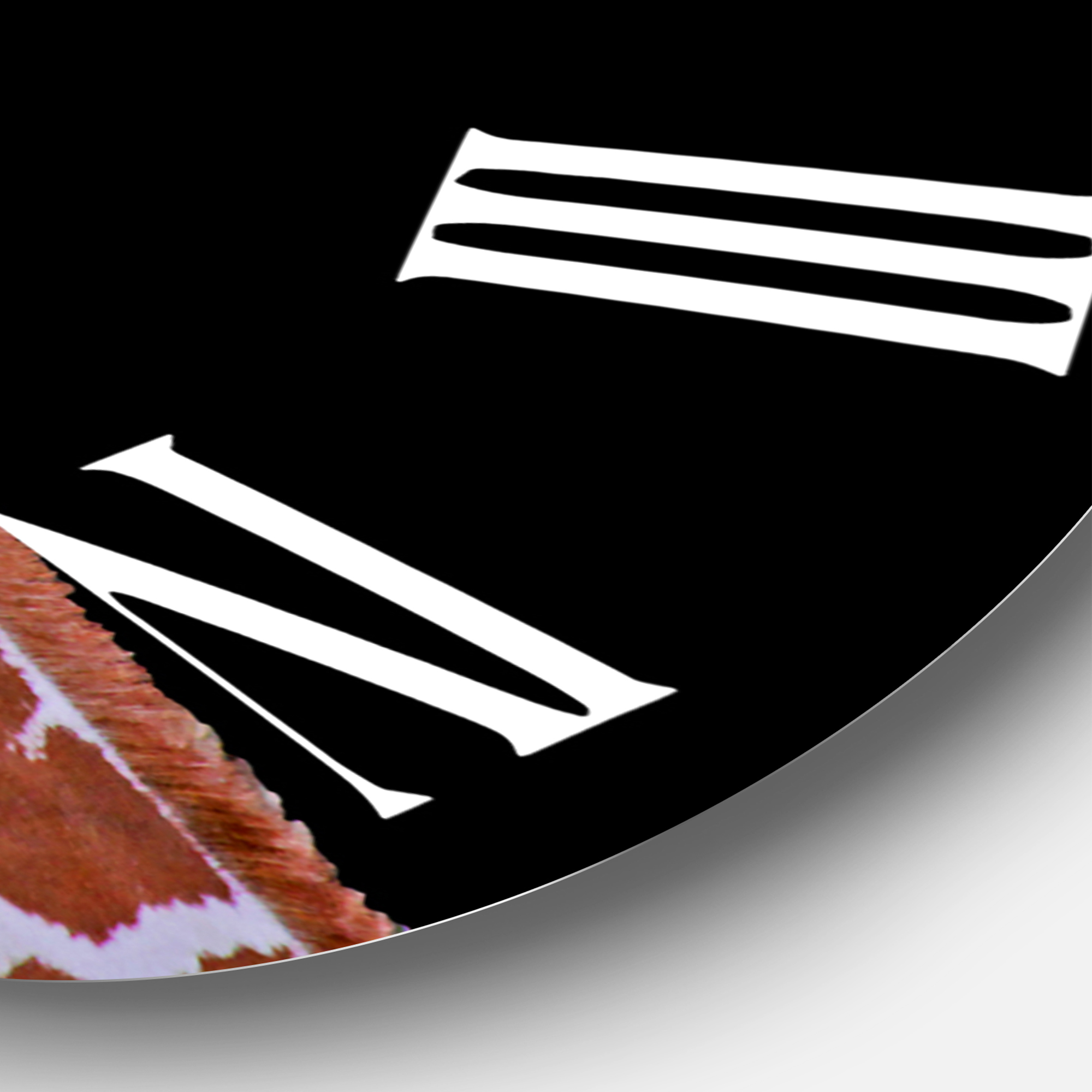 Designart 1 in Quartz Farmhouse Wall Clock