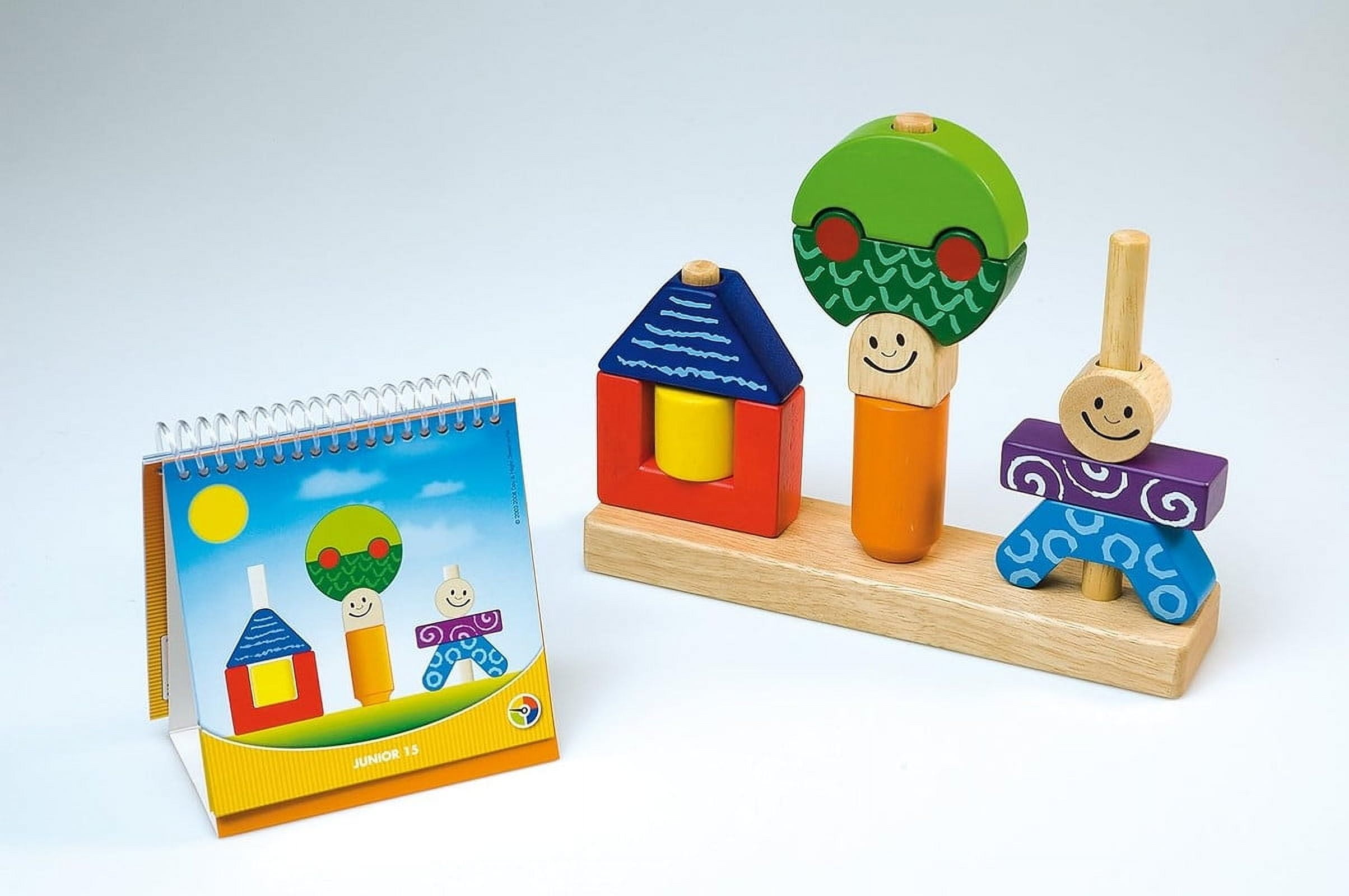 SmartGames Day & Night Wooden Cognitive Skill-Building Puzzle Game Featuring 48 Playful Challenges for Ages 2+