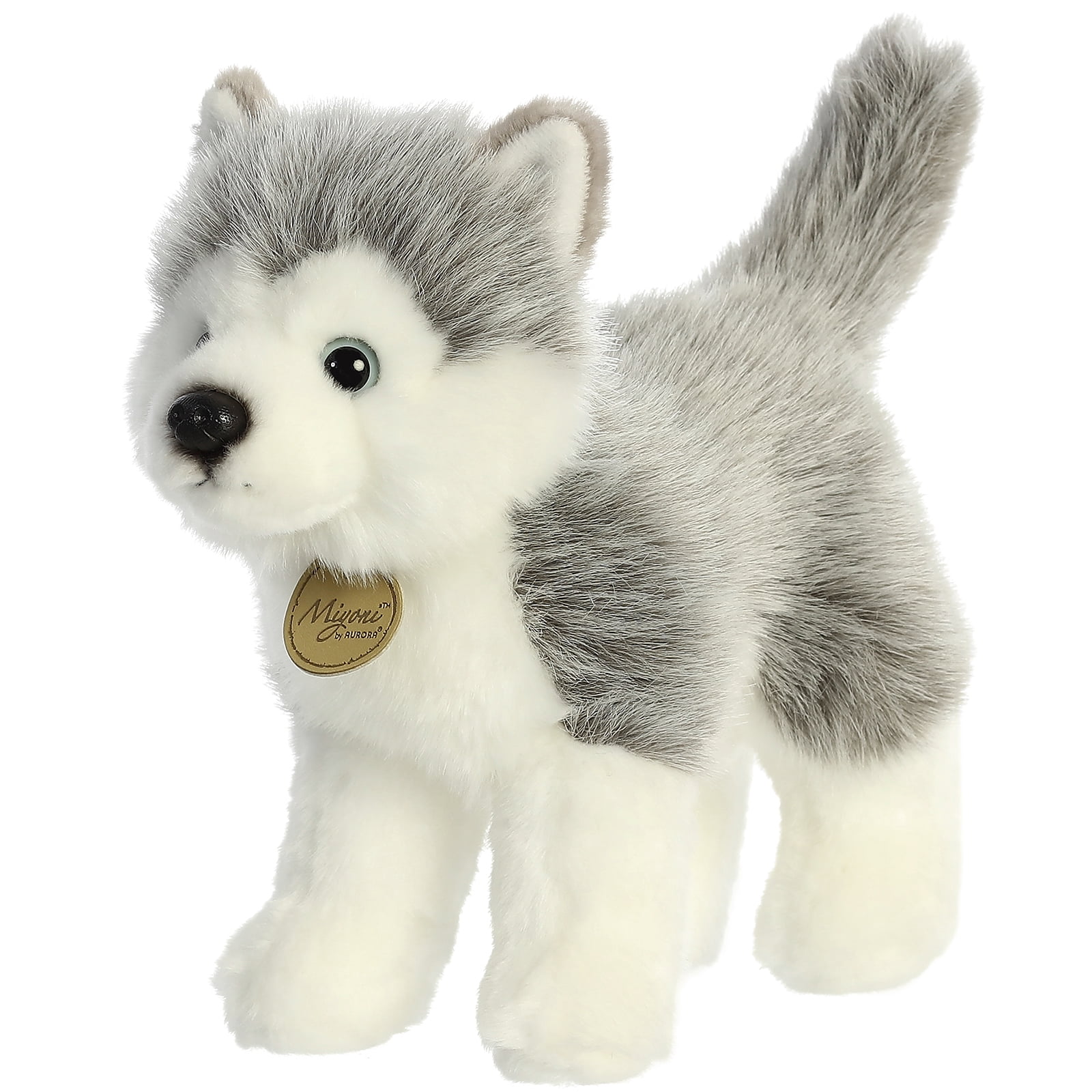 TheMogan 8 Cute Husky Puppy Dog Soft Plush Stuffed Animal Toy Grey 