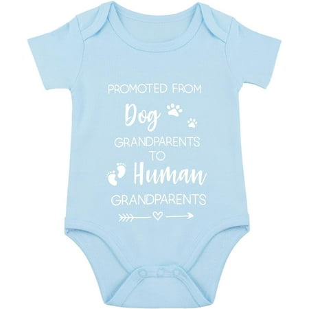 

Promoted From Dog Grandparents To Human Grandparents Bodysuit Human Grandparents Onesie Dog Grandparents Infant