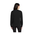 thumbnail image 2 of MERCER+METTLE Women's Double-Knit Bomber | Lightweight Zip Up Jacket for Women, Casual Bomber Jacket for Work & Everyday Wear - Deep Black 3XL, 2 of 4