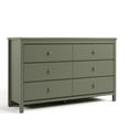 thumbnail image 3 of Storkcraft Alpine 6 Drawer Nursery Double Dresser, Olive, 3 of 14