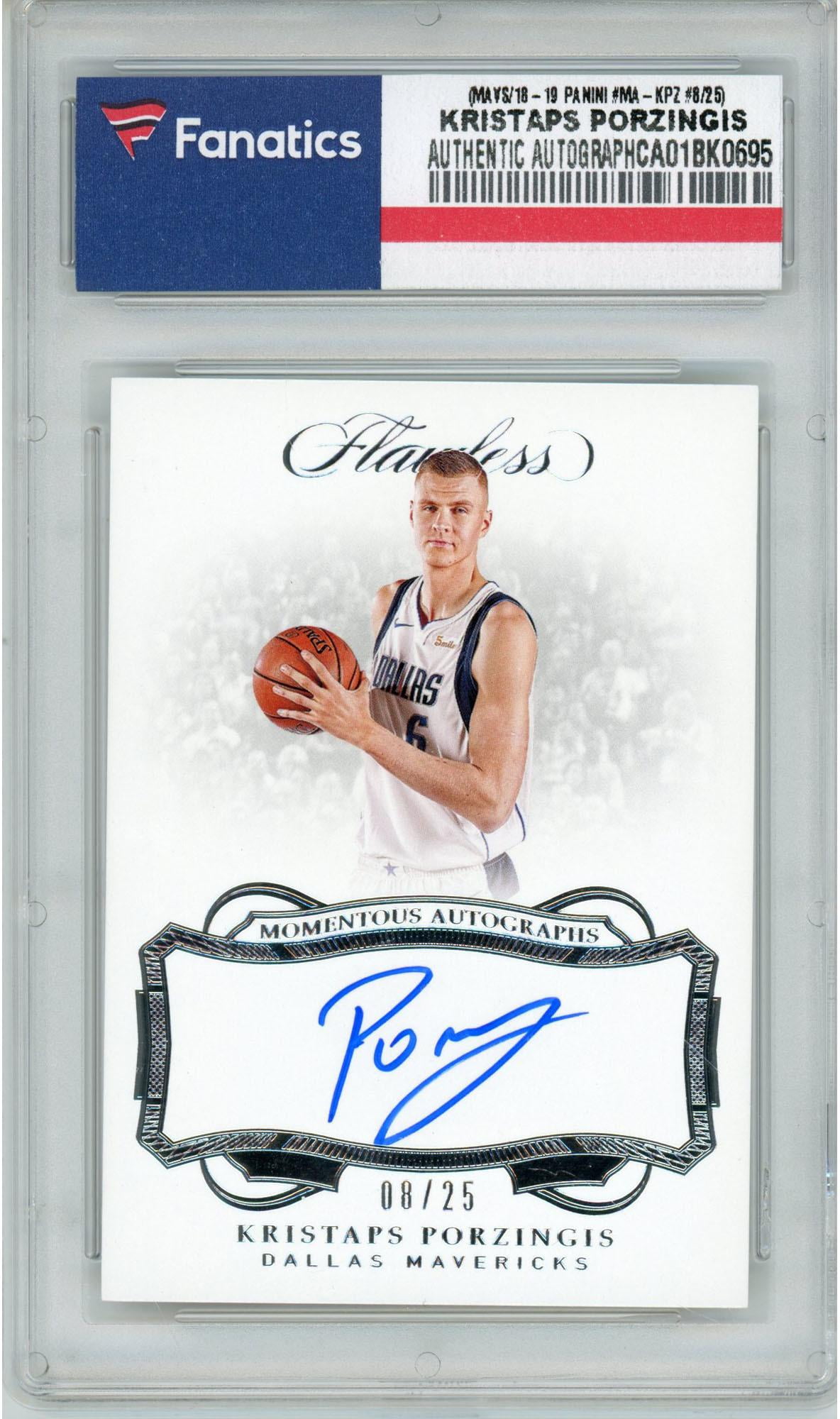 porzingis autograph