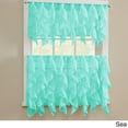 thumbnail image 4 of Chic Sheer Voile Vertical Ruffled Tier Window Curtain Valance or Tier, 4 of 5