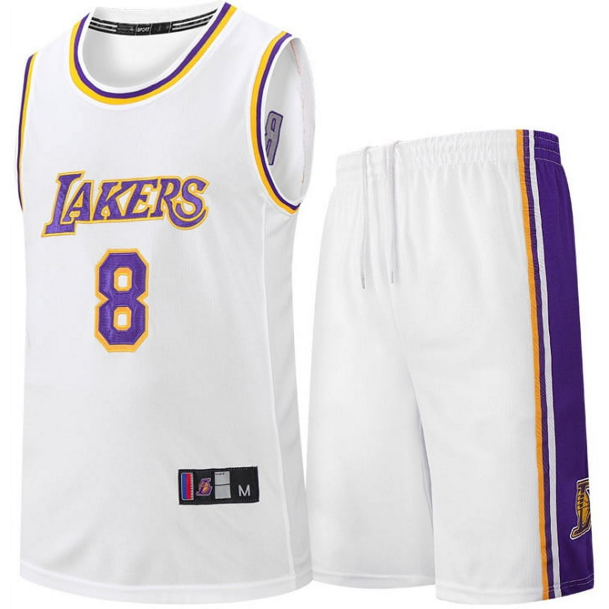 Men's Basketball Jersey Lakers BRYANT8# Splicing T-Shirt