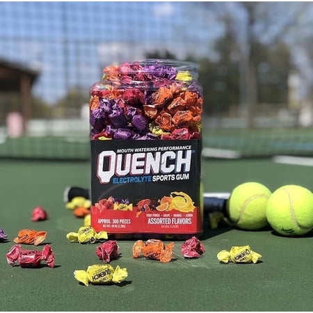 Mueller Quench Gum, Tub-O-Quench, Assorted Gum Flavors, 300 Count