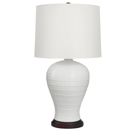White Ridge Porcelain Lamp