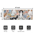 thumbnail image 5 of Cavalier King Charles Spaniel Dog and Flower Door Rugs,Washable Non Slip Door Mats Indoor,Decorative Door Mats,Entry Mat Indoor for Entrance,Bedroom,Kitchen,Bathroom,16"x47", 5 of 6
