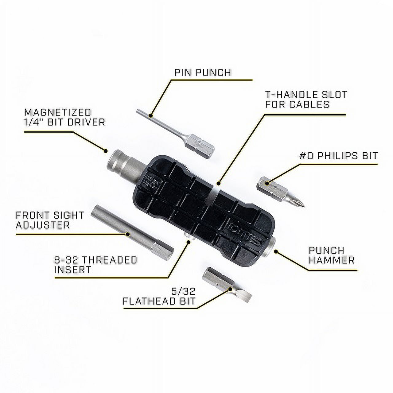 Otis 8-in-1 Pistol, Otis Fg-tht-p1     8 In 1 Pistol T Tool