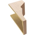 thumbnail image 6 of 11"W x 11"D x 22"H Wide Monterey Rough Cedar Woodgrain TimberThane Corbel, Primed Tan, 6 of 6