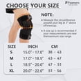 thumbnail image 3 of Feamero Knee Brace for Knee Pain, Hinged Knee Brace with Side Stabilizers and Cross Compression Straps for Meniscus Tear, Arthritis, Joint Support，Adjustable for Women Men - XLarge, 3 of 8
