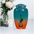 thumbnail image 5 of Cowboy Guitar Urn for Ashes Adult Male – Large Cremation Urns for Human Ashes Women – Western Funeral Urn for Men – Decorative Urns for Human Ashes for Adults (10 Inch 1 Pc), 5 of 7