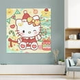 thumbnail image 5 of Hello Kitty Christmas Canvas Wall Art Cartoon Wall Decor | HD Printed & Wooden framed wall art | Modern Wall Decor for Gift | Kids Room Decor | Made in USA 20x20Inch, 5 of 5