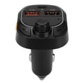 thumbnail image 3 of Reproductor MP3 para coche Bluetooth 5.0 multifunción de 20 W con carga rápida, función de memoria, transmisión estable, transmisor FM con iluminación fresca C28, 3 of 12