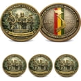 thumbnail image 4 of Vietnam Veteran Commemorative Coin, 1955-1975 Forever Honored Tribute Medal, Military Collectible Souvenir Coin, Desktop Decor for Home Office Study and Collection, 4 of 6