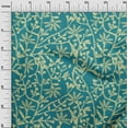 thumbnail image 3 of oneOone Cotton Cambric Dark Teal Green Fabric Asian Block Fabric For Sewing Printed Craft Fabric By The Yard 56 Inch Wide, 3 of 4