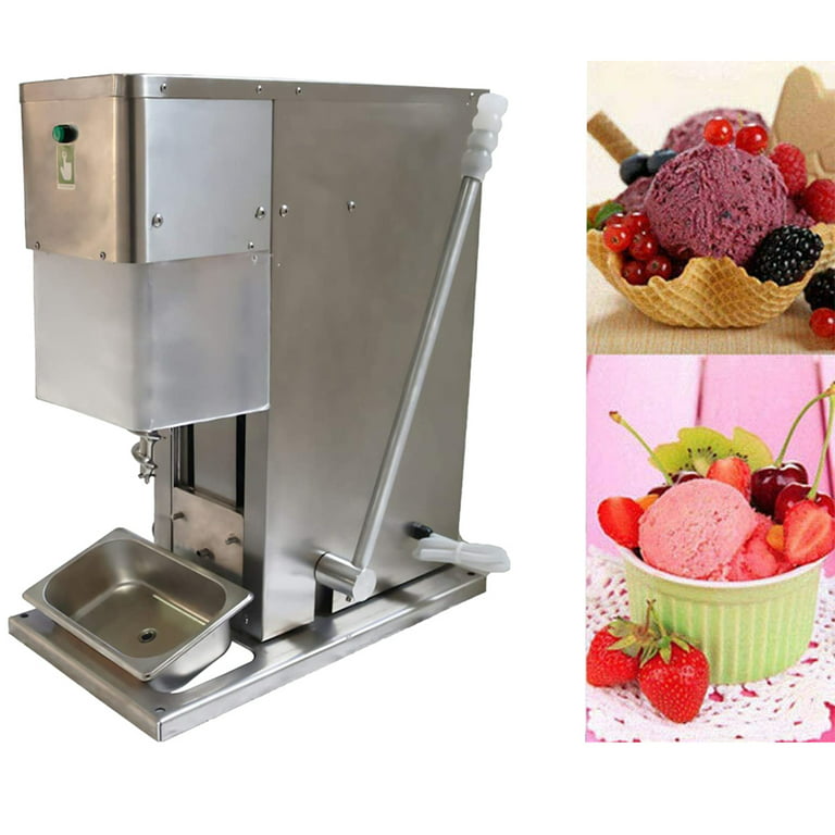  TXMACHINE ice cream makers 30L/H fruit ice cream mixer machine  stainless steel ice cream blender machine for frozen yogurt nut  milkshake(with 1 stainless steel cup+1 plastic cup, 110V): Home & Kitchen