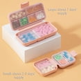 thumbnail image 5 of Travel Mini Portable Pills Box Divider Pill Container Organizer Case, 5 of 19