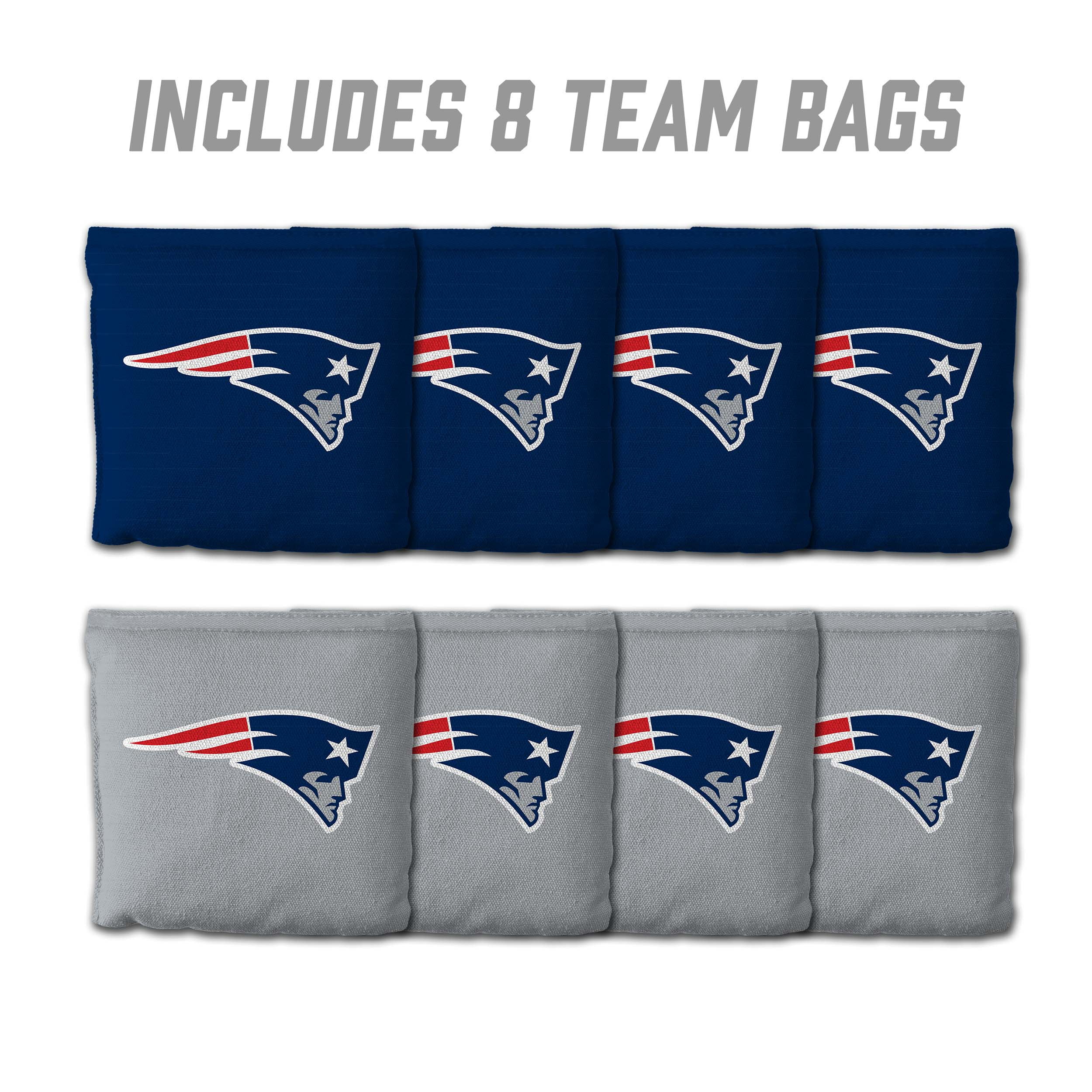 New England Patriots 8pk Licensed Cornhole Bags