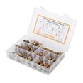 thumbnail image 2 of Furniture Nut, 122PCS Female Male Thread Stable Structure Carbon Steel Antioxidant Metric Threaded Insert Galvanized Uniform Force  For Wardrobe, 2 of 8