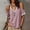 Pink, variant on Sevevn Women's Cold Shoulder Lace Trim T-Shirt V Neck Cotton Blend Short Sleeve Casual Blouse Top Pink L