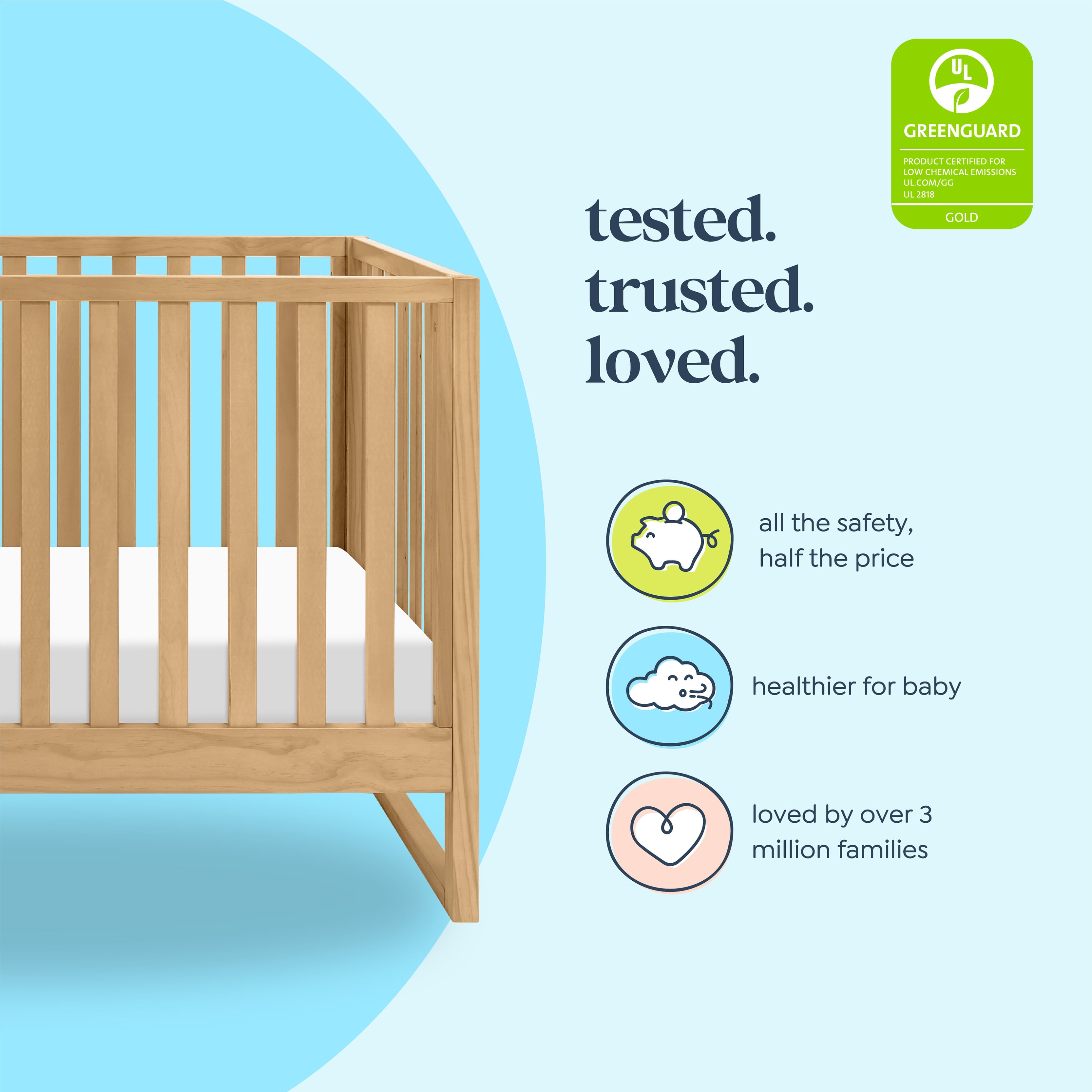 Davinci Hunter 3-in-1 Convertible Crib