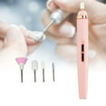 thumbnail image 4 of 4 Taladros Eléctricos Inalámbricos Para Uñas Mini Con 5 Cabezales Para Pulir Y Recortar, Color Rosa, 4 of 8