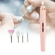 thumbnail image 3 of Lima de uñas eléctrica inalámbrica con USB, mini herramienta de manicura y pedicura con 5 cabezales Rosa, 3 of 9
