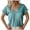 Sky Blue-12, variant on Mittory Women's V Neck Short Sleeve Tops Button Down Casual T Shirts Basic Dressy Tees