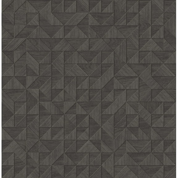 Decorline Gallerie Black Triangle Geometric Wallpaper