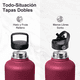 thumbnail image 3 of Termo Vaso-botella  Bloosom Acero Inoxidablecon Fría/caliente 64 Oz Rojo/Azul, 3 of 5