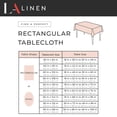 thumbnail image 2 of LA Linen Gingham Checkered Rectangular Tablecloth 90'' x 132'' White & Hunter Green Polyester, 2 of 2