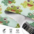 thumbnail image 4 of Cute Happy Frogs Runner Area Rug 2x6 Soft Non-Slip Washable Bedside Carpet for Hallway Bedroom Living Room Home Decor, 4 of 8