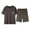 Z05-Bronze, variant on Mens Summer Pajamas Set Short Sleeve Leisure Simple Can Be Worn Outside The Home Suit,Sizes L