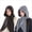 grey+black, variant on 2-Pack Winter Knit Balaclava Hat with Scarf,Warm Neck Warmer & Ear Cover for Women & Men