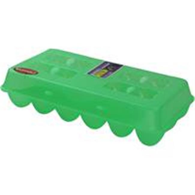 Egg Carton Plastic, Green - Pack of 18