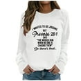 thumbnail image 1 of Outfmvch Sweat à Capuche pour Femmes, Mode Imprimée, Manches Longues, Blouse Décontractée, Pull à Capuche Zippé, Blanc TG, 1 of 4