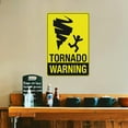 thumbnail image 6 of Tornado Warning Sign 12 X 8 Inches Aluminum Sign Reflective - Uv Protected, Waterproof, Weatherproof And Fade Resistant - 4Pre-Drilled Holes, 6 of 6