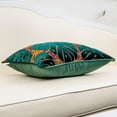 thumbnail image 3 of Funda de almohada Alerfa de terciopelo cortado con hojas cuadradas, 50 x 50 cm, 3 of 7