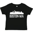 thumbnail image 3 of Inktastic Boston Massachussetts Skyline City Silhouette Boys or Girls Toddler T-Shirt, 3 of 5