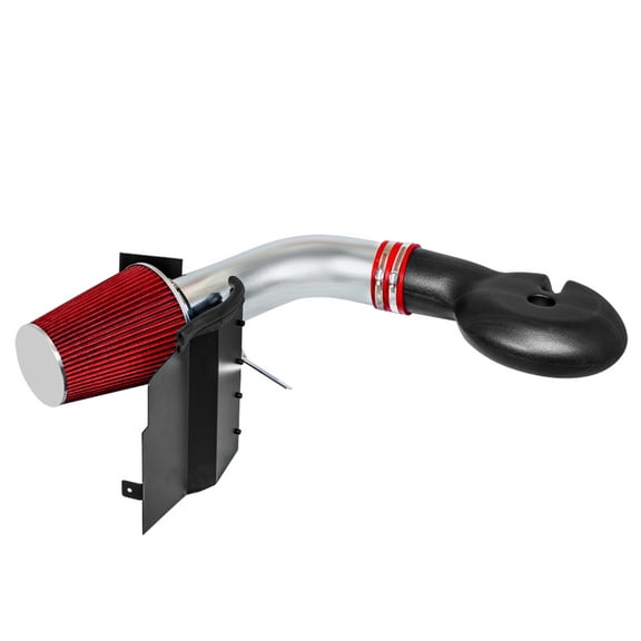 Cold Air Intake System with Heat Shield Kit   Filter Combo RED Compatible For 97-98 Dodge Dakota V8 5.2L/5.9L / 98-03 Dodge Durango V8 5.2L/5.9L