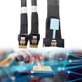 thumbnail image 1 of Cable adaptador servidor Hugtrwg MCIO 8i Slimline SAS a 2 puertos SFF-8654 4i PCIE5.0 50cm, 1 of 9