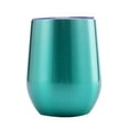 thumbnail image 2 of RXIRUCGD Tasse de Voyage Isolée avec Couvercle Étanche en Acier Inoxydable pour Café Chaud Froid Thé Glacé Réutilisable, 360ml, Vert, 2 of 7