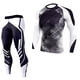 thumbnail image 2 of Qarigey Ropa interior térmica masculina Traje de compresión Calzoncillos largos Invierno Deportes al aire libre Función Ropa de entrenamiento Fitness conjuntos de ropa Punto blanco SG Qarigey AP013677-07, 2 of 6