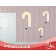 thumbnail image 3 of Bigger Better | Unfinished Wood Candy Cane Silhouette |  DIY Craft Cutout 18" / 1/2", 3 of 3