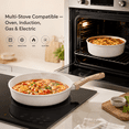 thumbnail image 5 of 9-Piece Nonstick Cookware Set with Detachable Handles and Glass Lids, 5 of 8