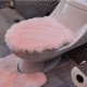 thumbnail image 3 of Tapete de BAÑO ilios innova JUEGO 3 piezas alfombrillas shag Color rosa, 3 of 9