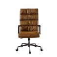 thumbnail image 4 of ACME Jairo Executive Office Chair in Sahara Top Grain Leather, 4 of 5